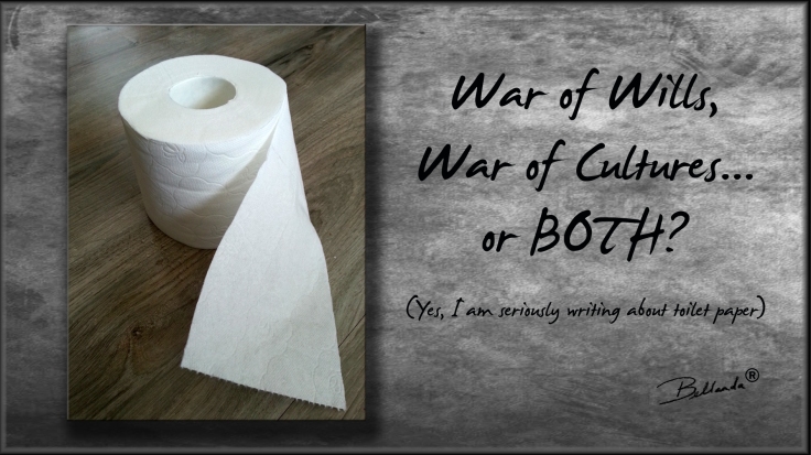 Seems like an ordinary roll of toilet paper, but beware of its consequences! Photo/Graphics by Bellanda ®