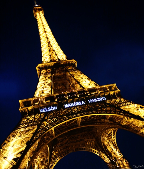 Paris lights the sky in honor of Nelson Mandela Bellanda ®