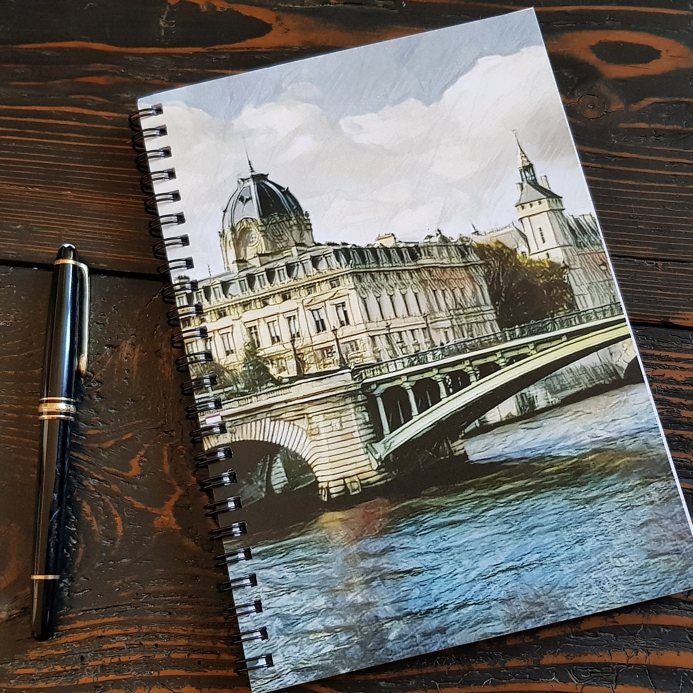 Paris on My Mind by Bellanda - Spiral Notebook
